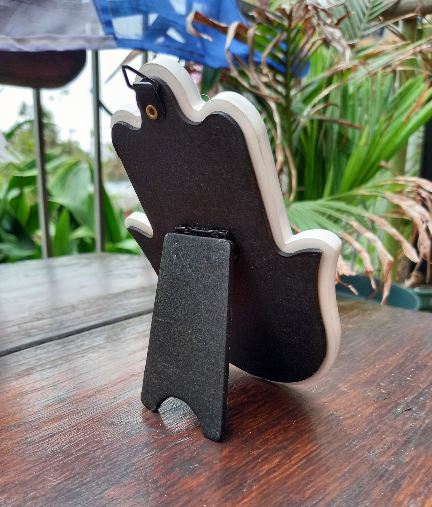 Ceramic Evil Eye Hamsa Hand Hanger/Stand
