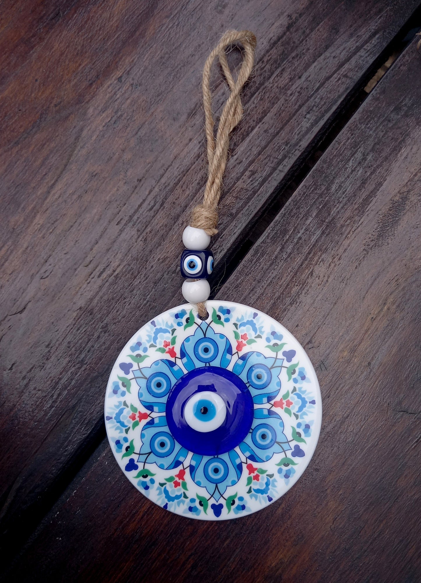 Mandala Evil Eye Hanger Large