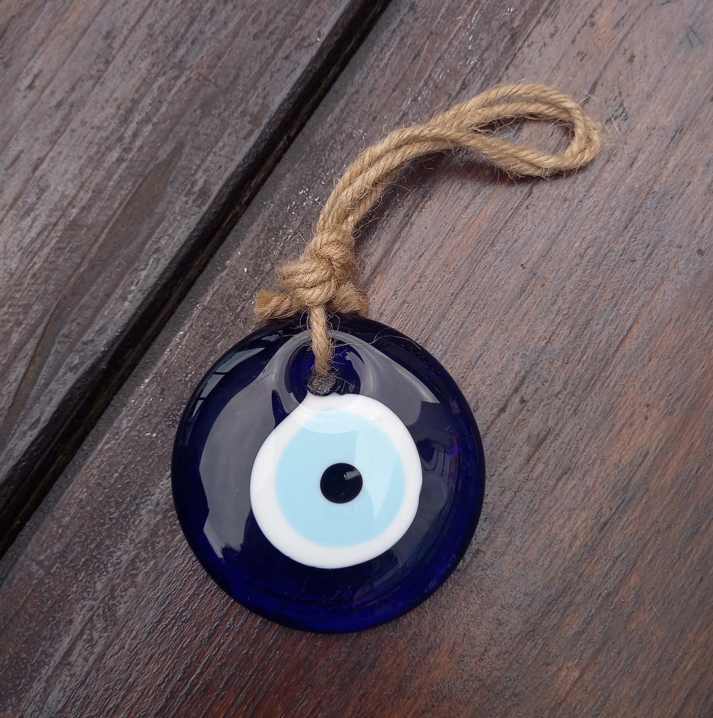 Glass Evil Eye 8cm