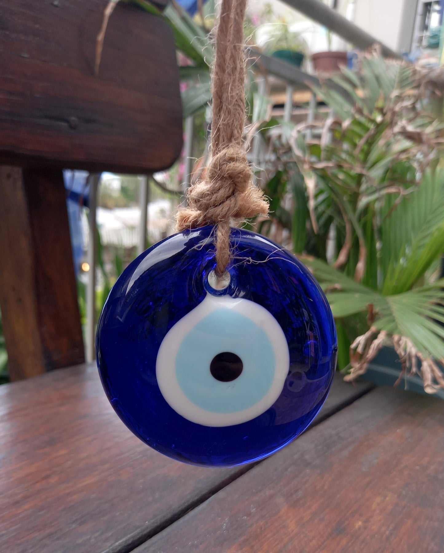 Glass Evil Eye 8cm