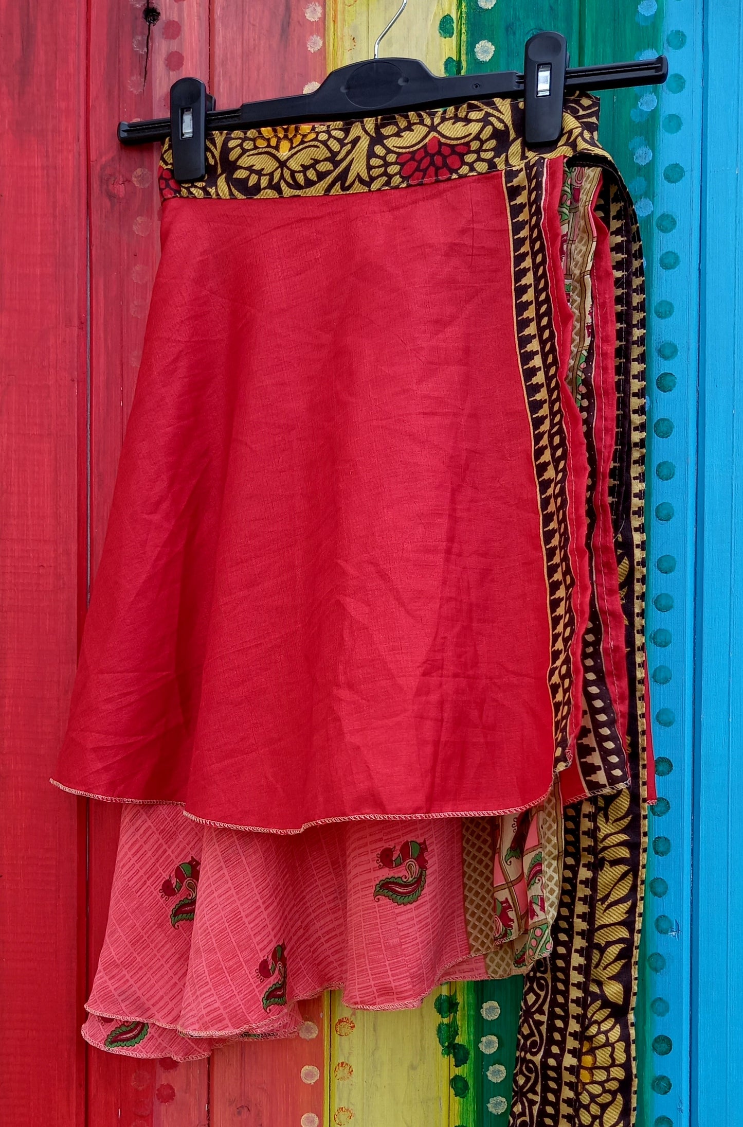 Mini Recycled Silk Wrap Skirts