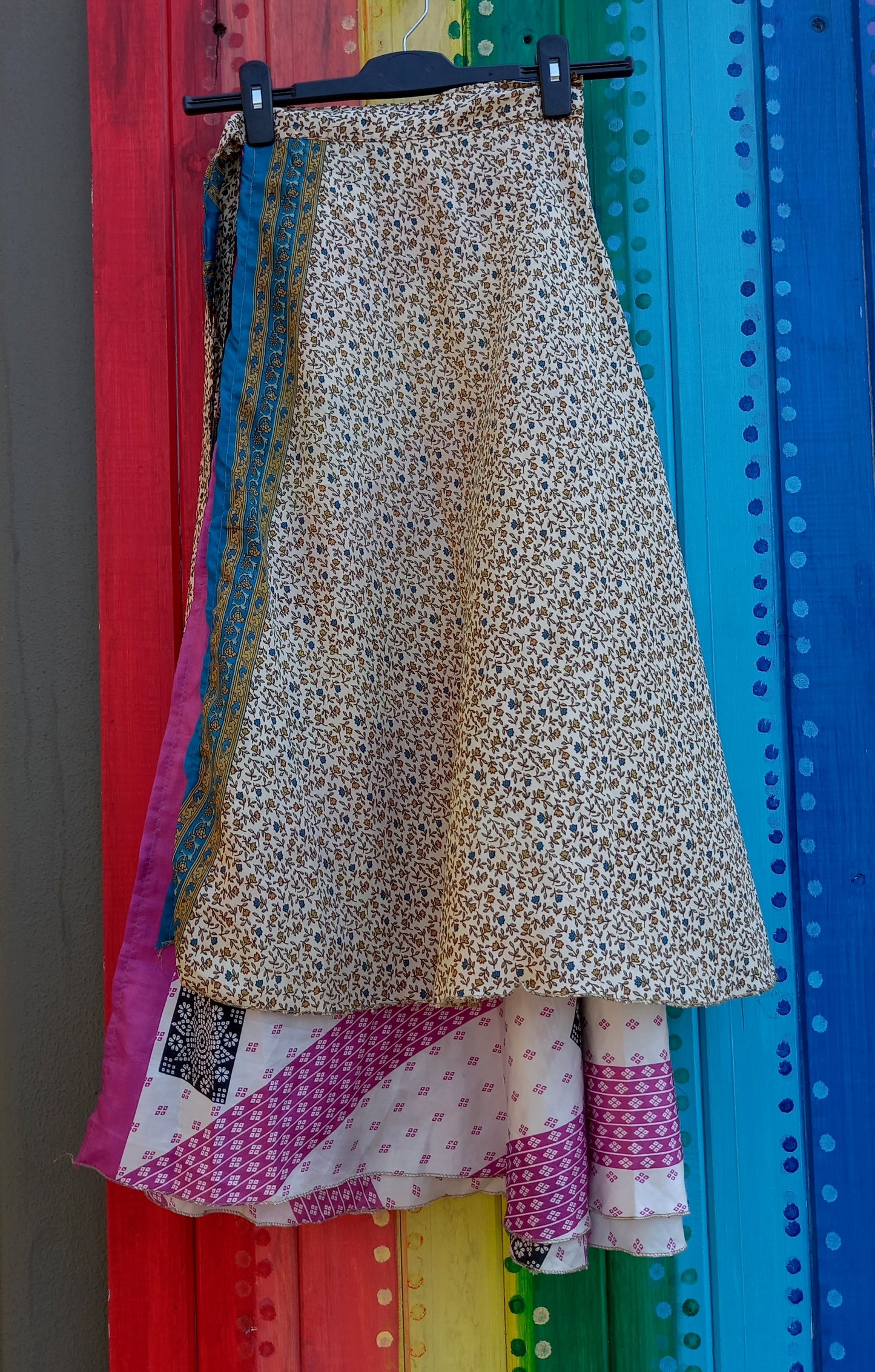 Recycled Silk Wrap Skirts