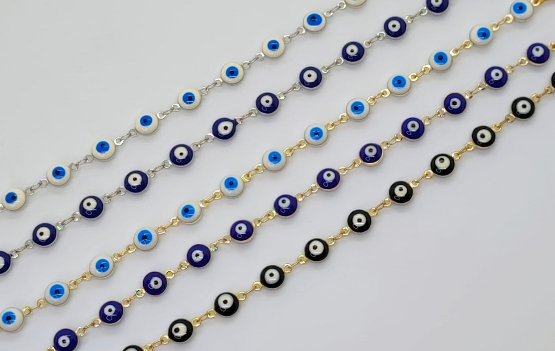 Evil Eye Bangle Adjustable