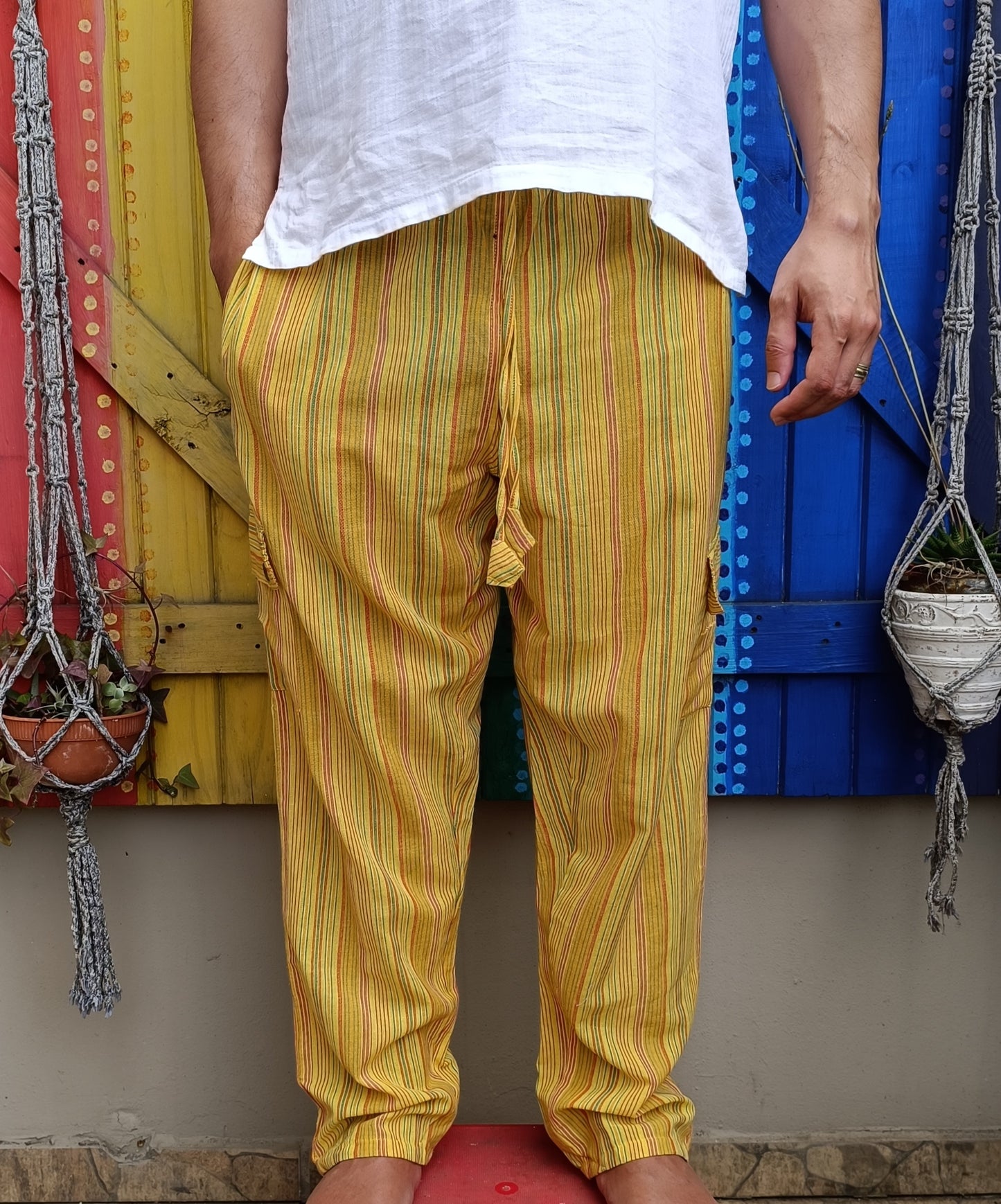 Dharke Striped Long Pants