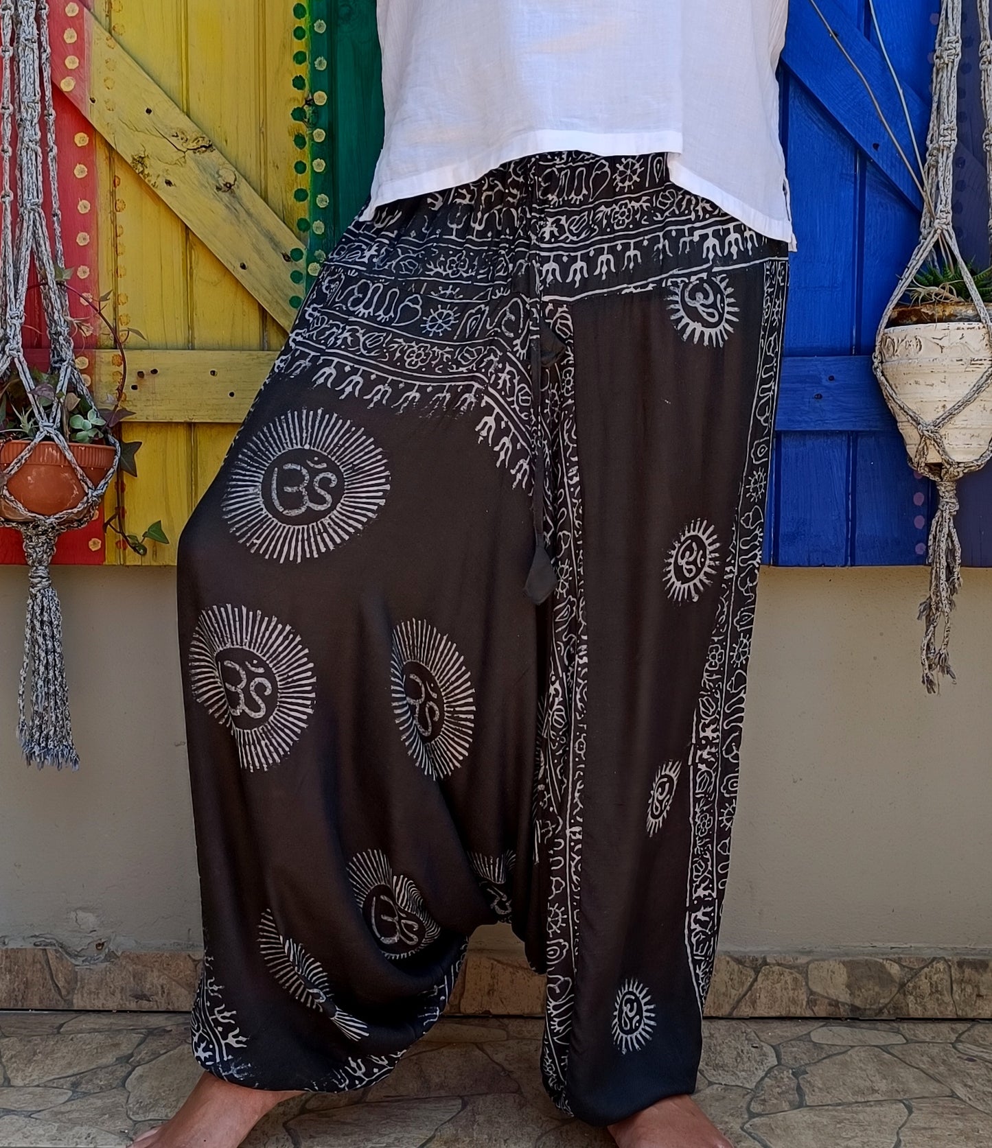 Ramnami Mantra Afghan Pants