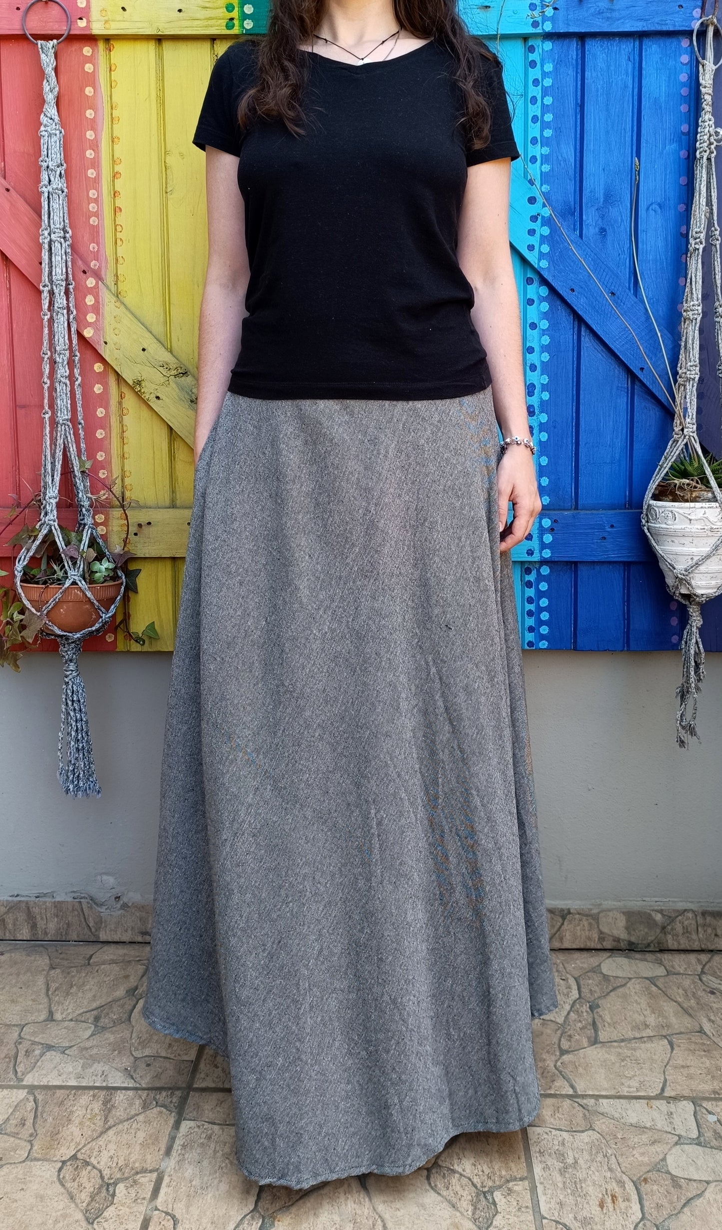 Khaddar Wrap Skirt