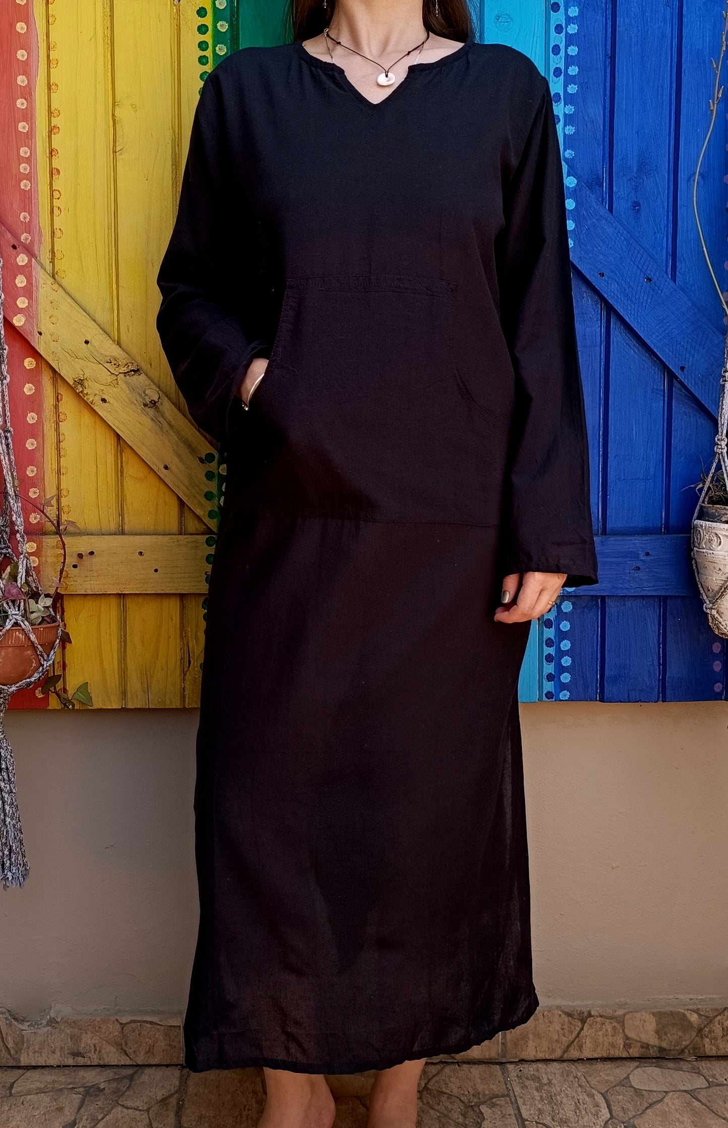 Cotton Hippie Khaddar Long Length Kurti Unisex