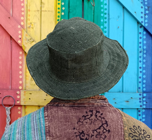 Hemp Plain Wired Edge Hats
