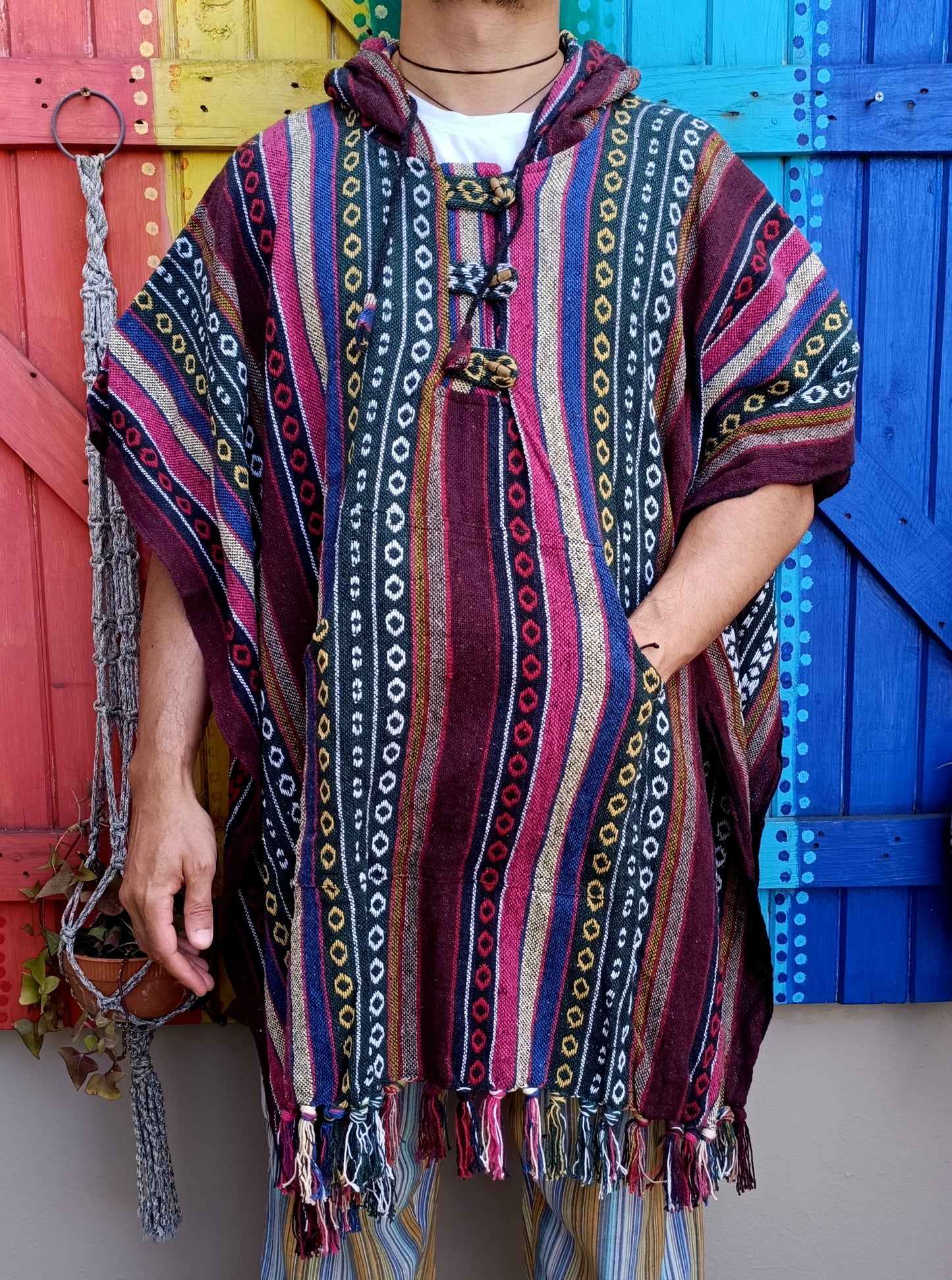 Gheri Brushed Cotton Ponchos
