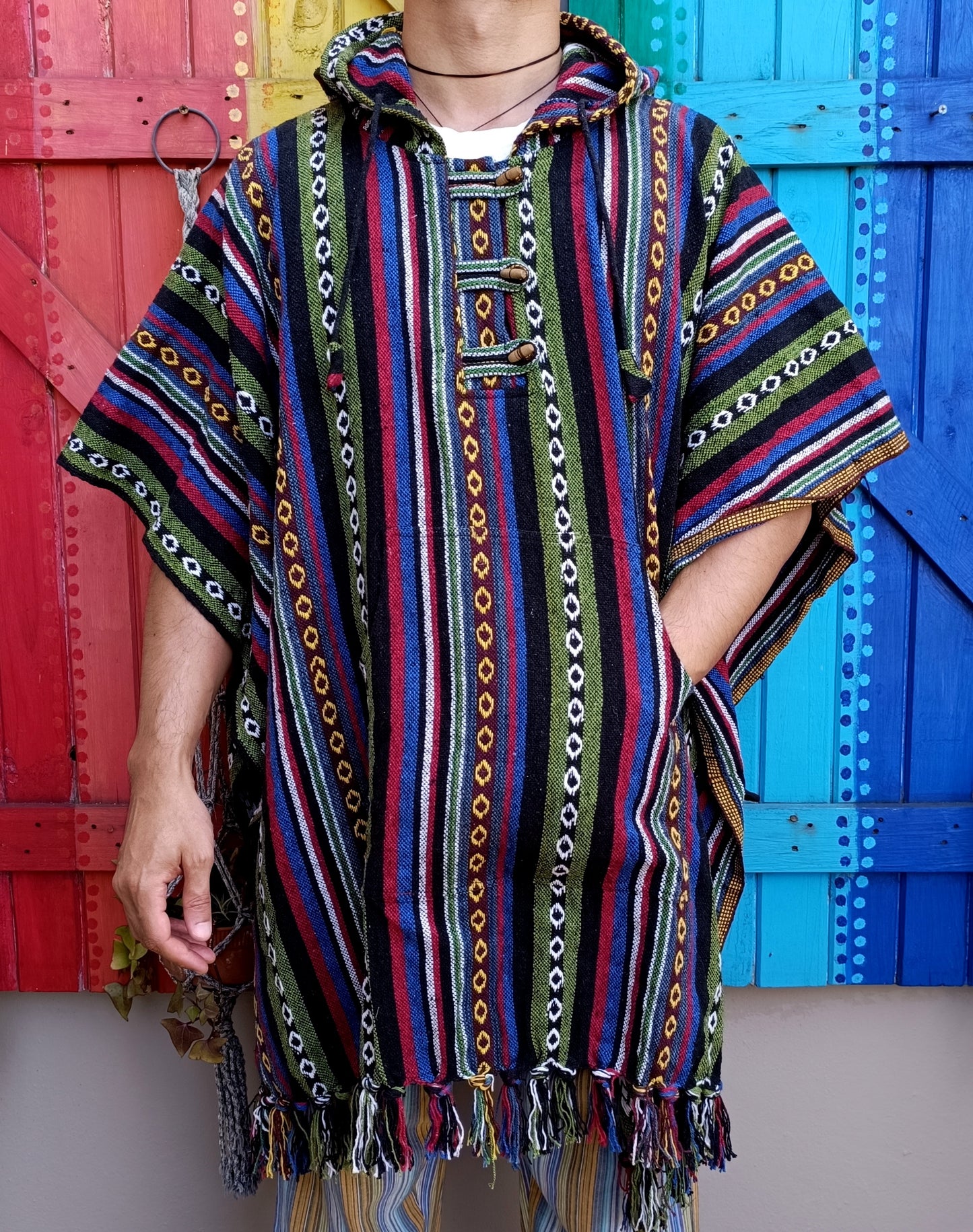 Gheri Brushed Cotton Ponchos