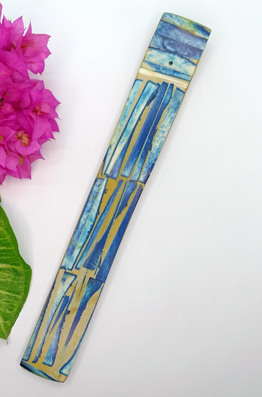 Wooden Incense Holder with Bone