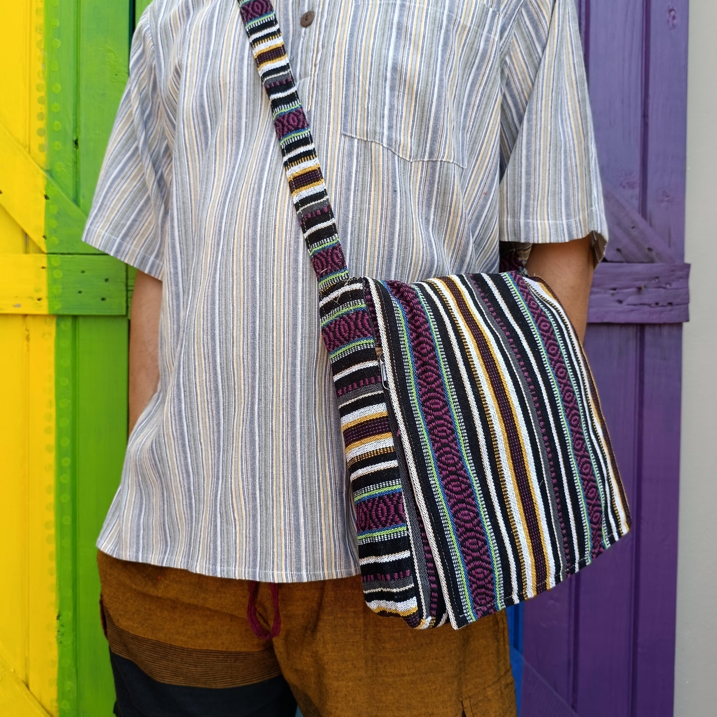 Cotton Book Bag Shoulder Bag