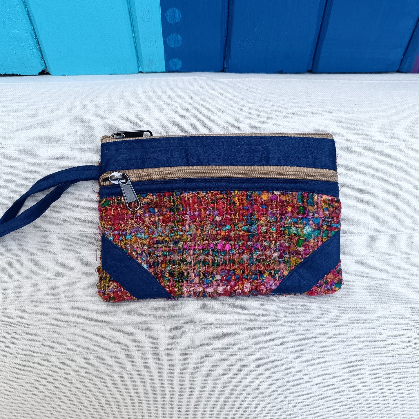 Recycled Woven Silk Purses Medium Size