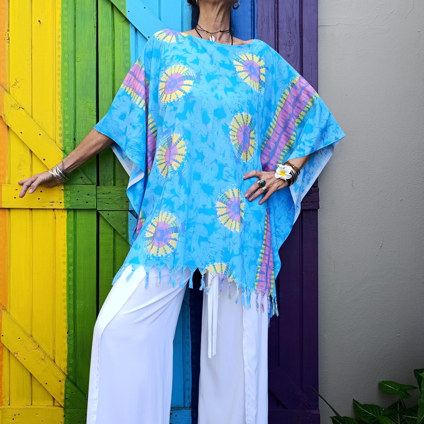 Thai Rayon Kaftan Tops One Size