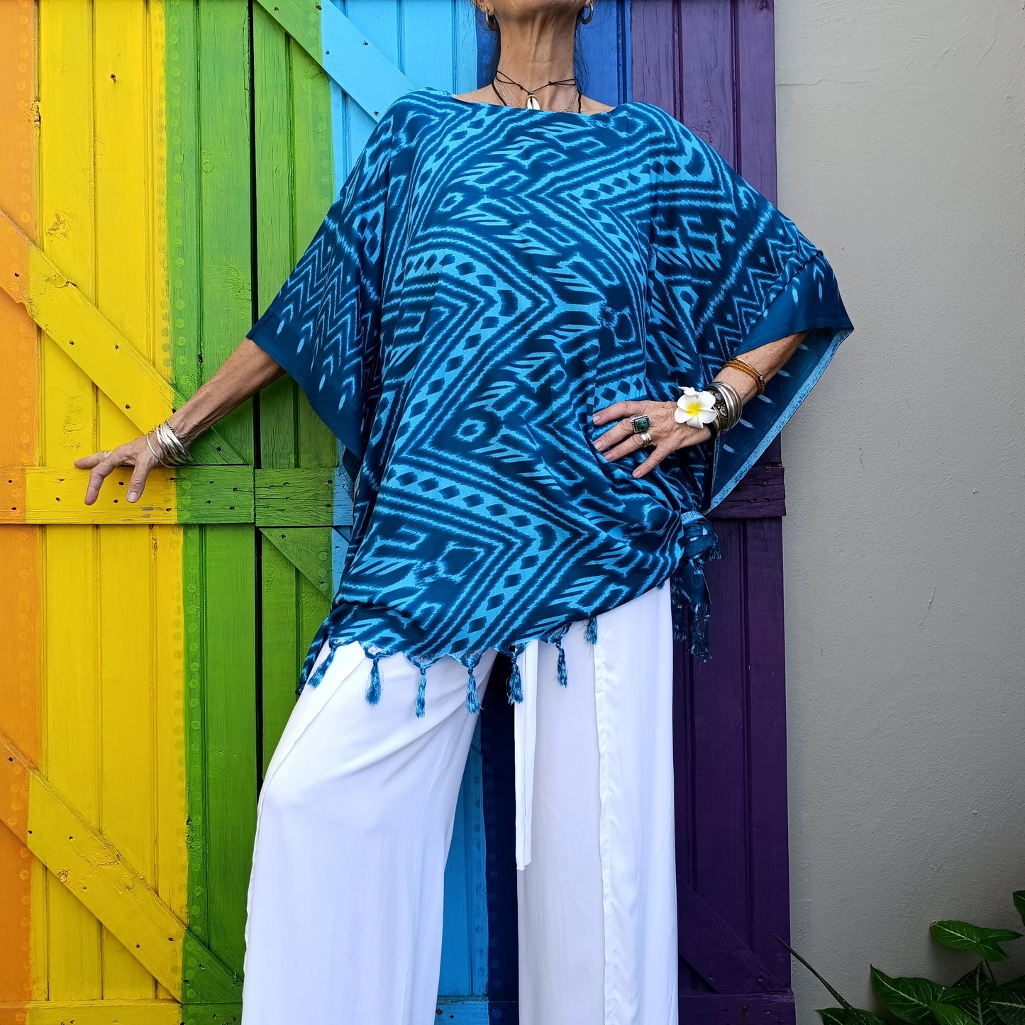 Thai Rayon Kaftan Tops One Size