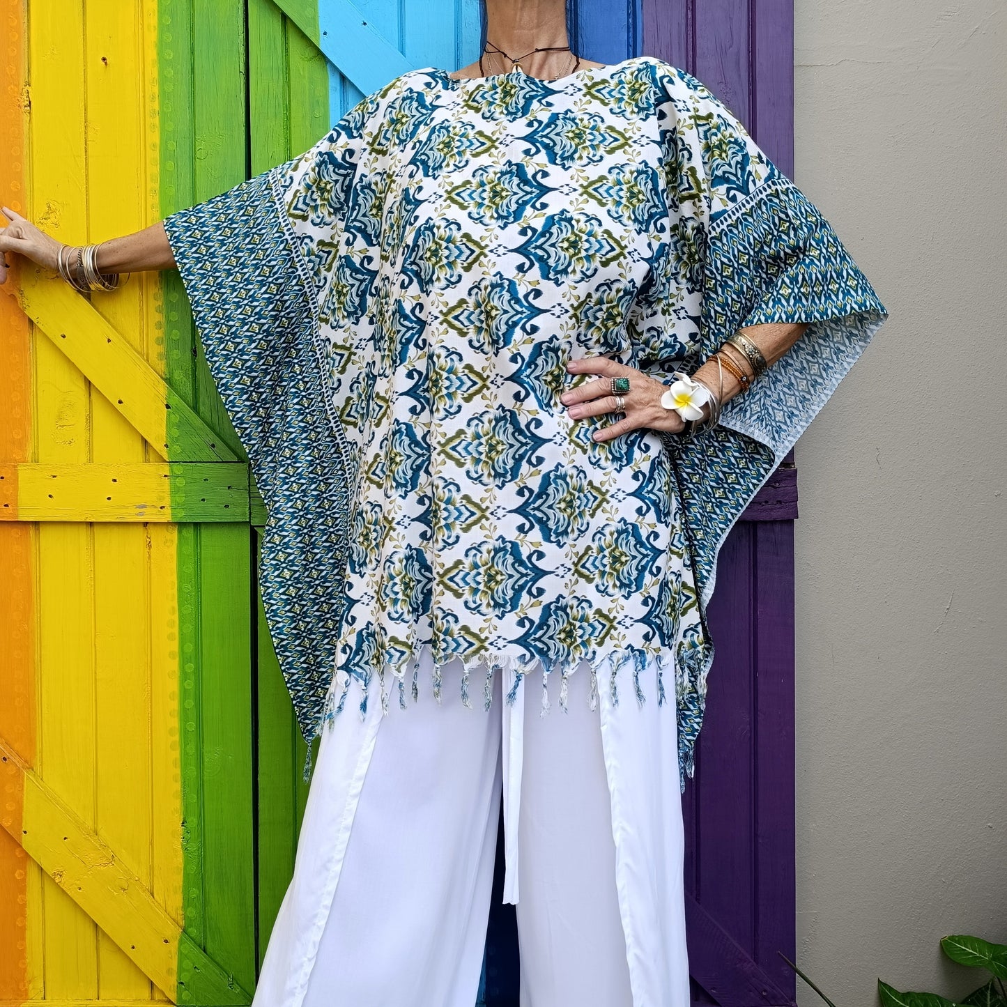 Thai Rayon Kaftan Tops One Size