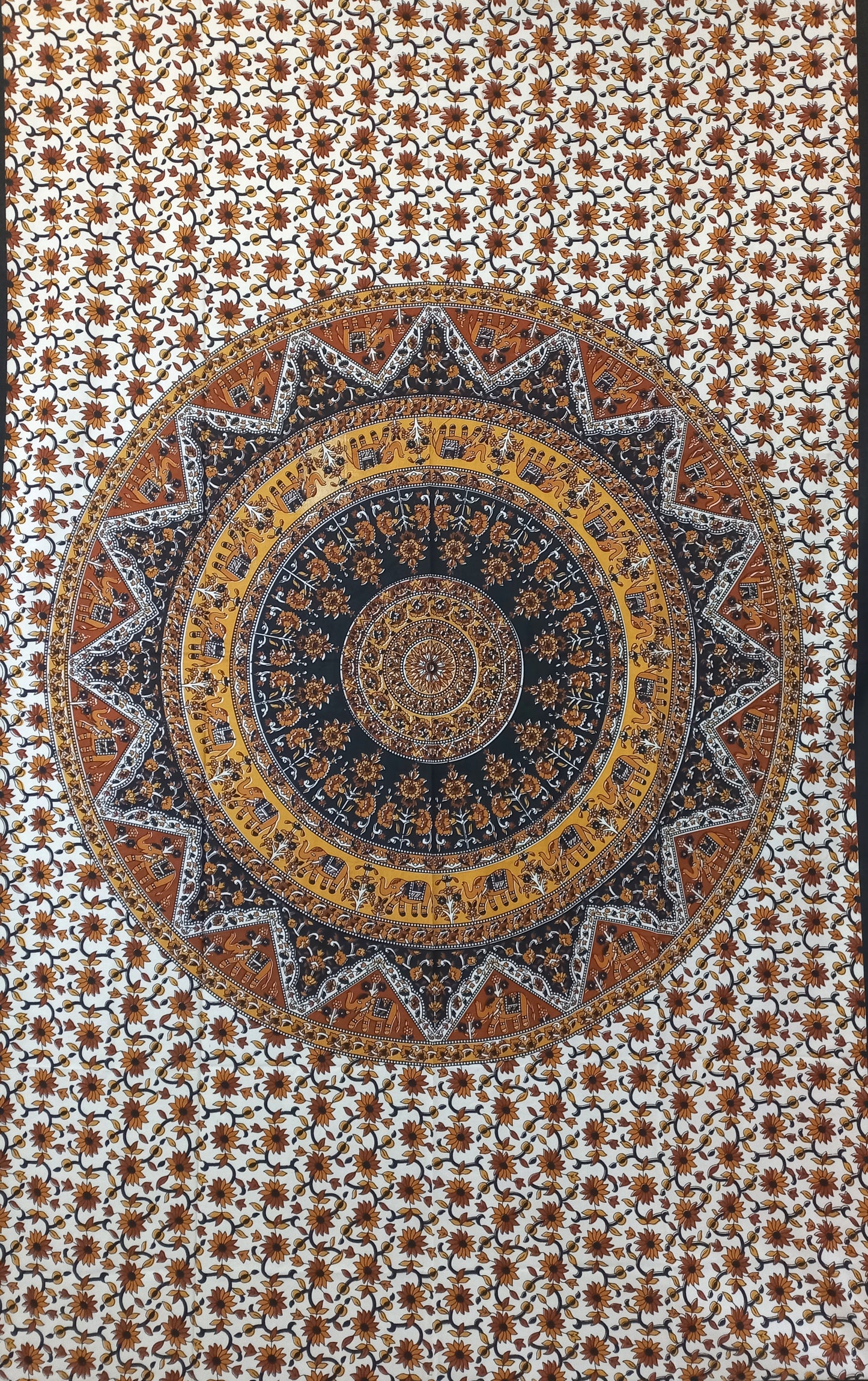Colourful Boho Hippie Mandala Cotton Tapestries Wall Hanging