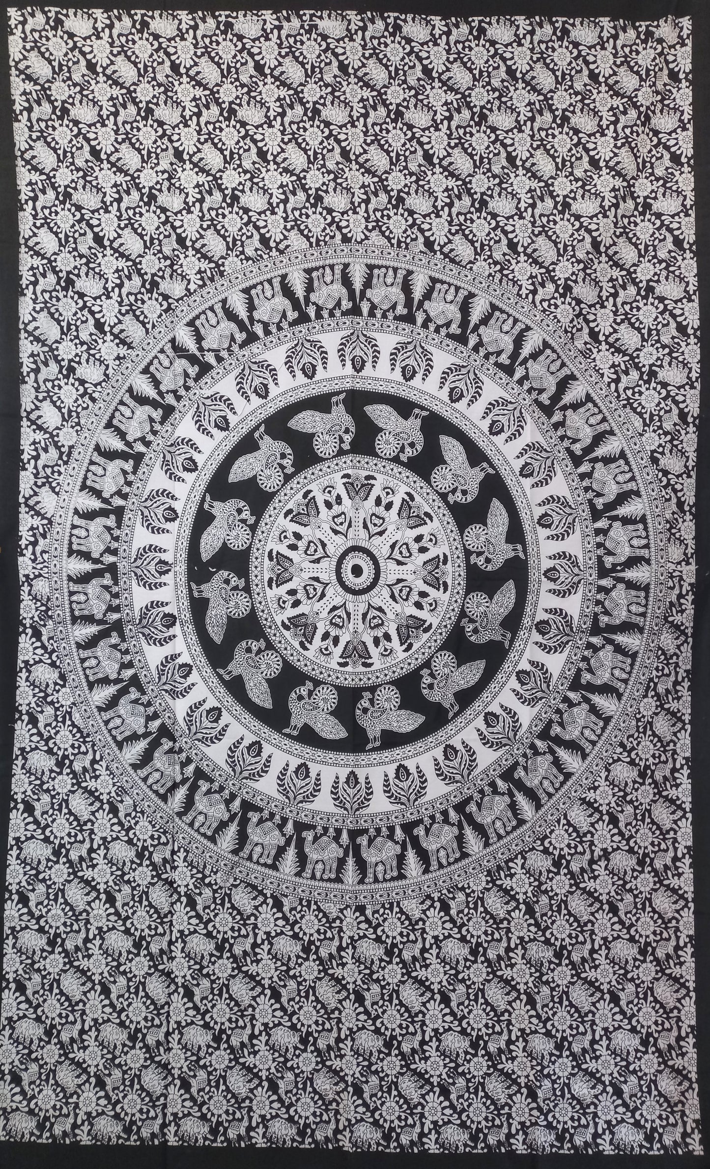 Colourful Boho Hippie Mandala Cotton Tapestries Wall Hanging