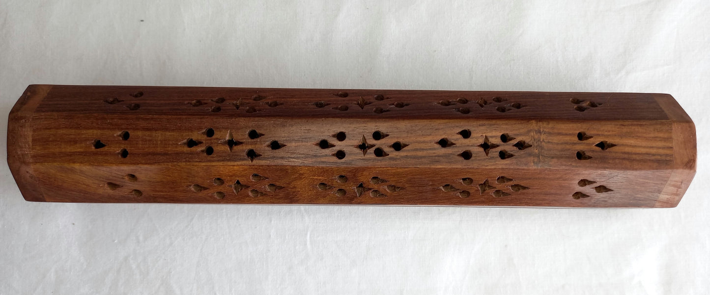 Wooden Incense Holder Box