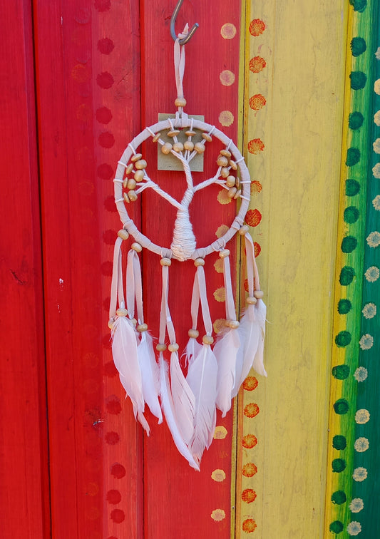 Tree of Life Dreamcatcher - Beige