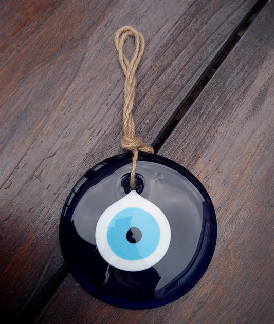 Glass Evil Eye 15cm