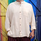 Cotton Hippie Men's Shirts Khaddar Kurta Open Button Long Sleeve Shirts