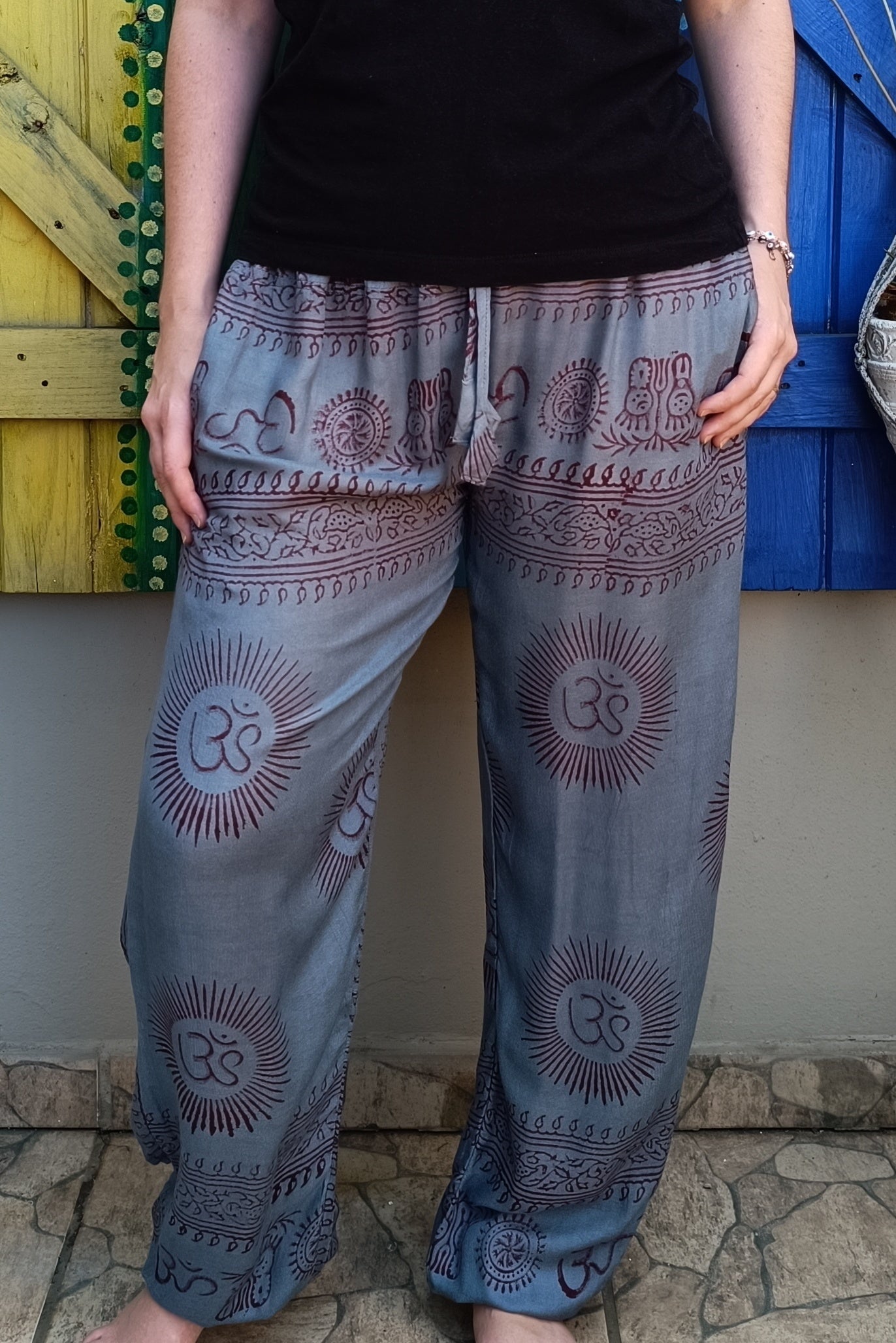 Ramnami Mantra Printed Long Pants – TASPA The Hippie Shop