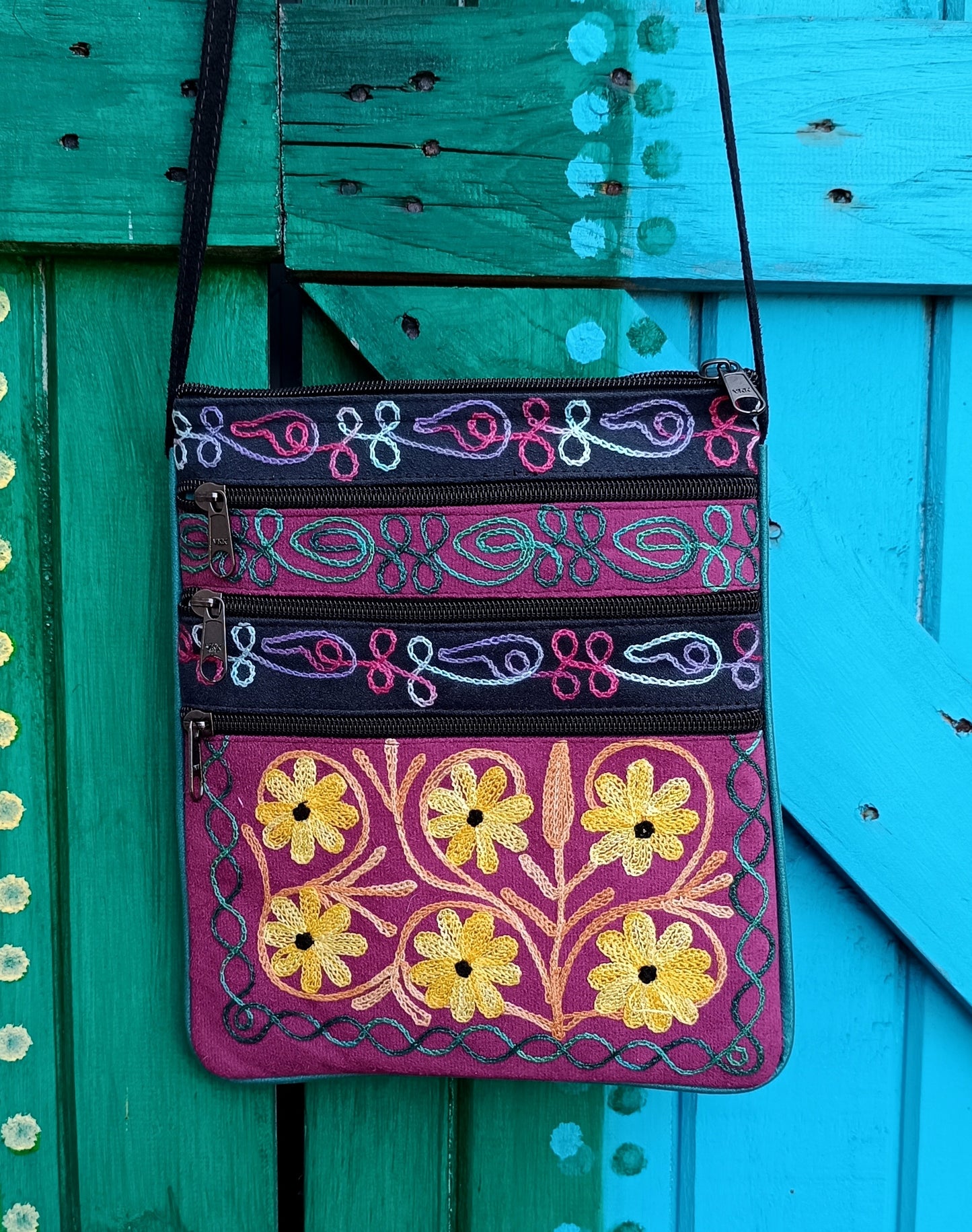 Embroided Shoulder Bags
