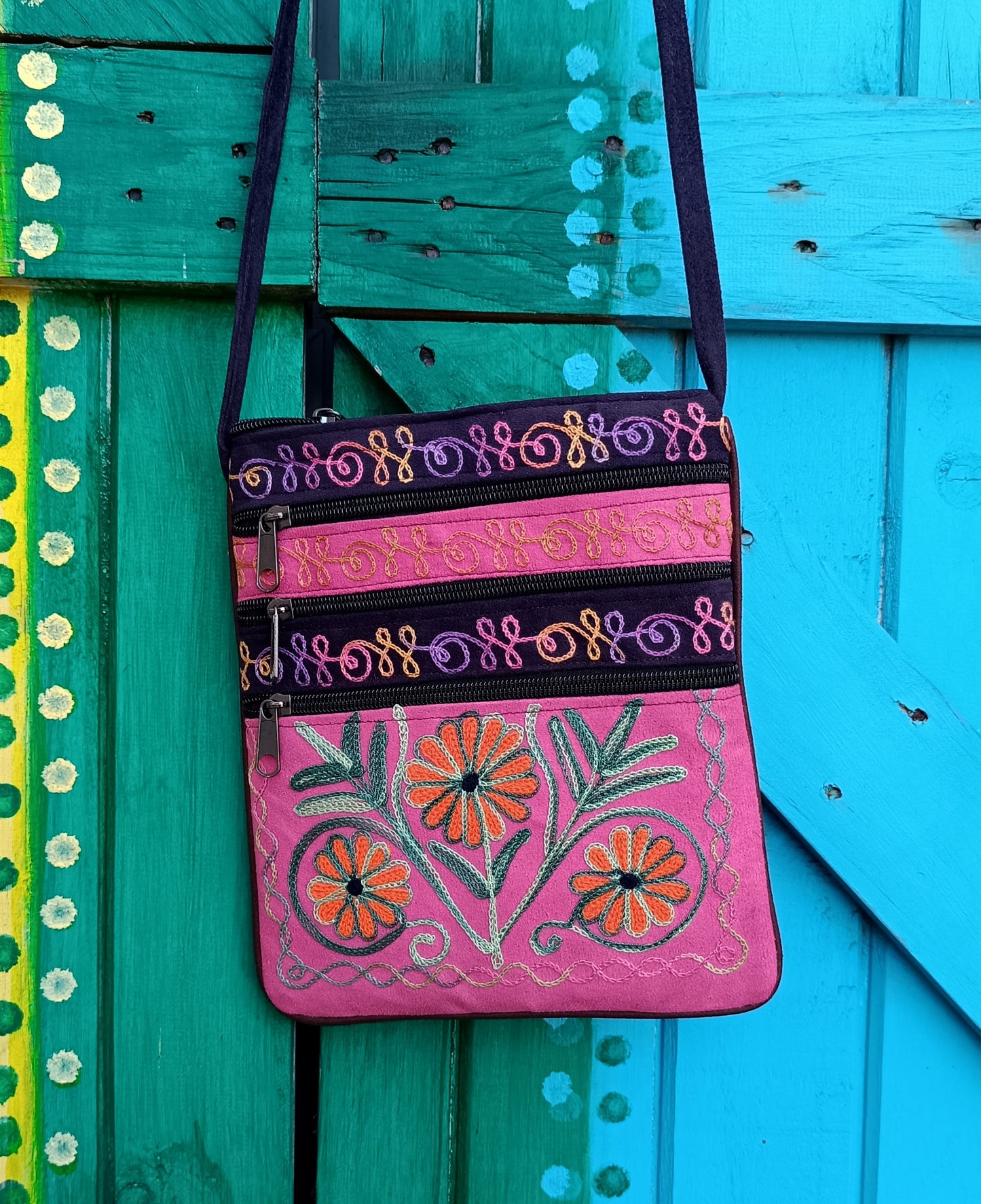 Embroided Shoulder Bags