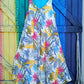 Ladies Sleeveless Rayon Flared Summer Dress One Size