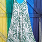 Ladies Sleeveless Rayon Flared Summer Dress One Size