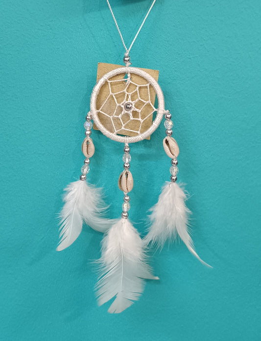 Mini Dreamcatcher with Cowrie Shells