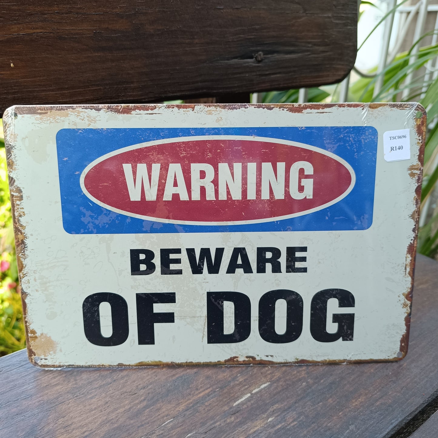 Metal Wall Art Decor Signs - Warning Beware of Dog