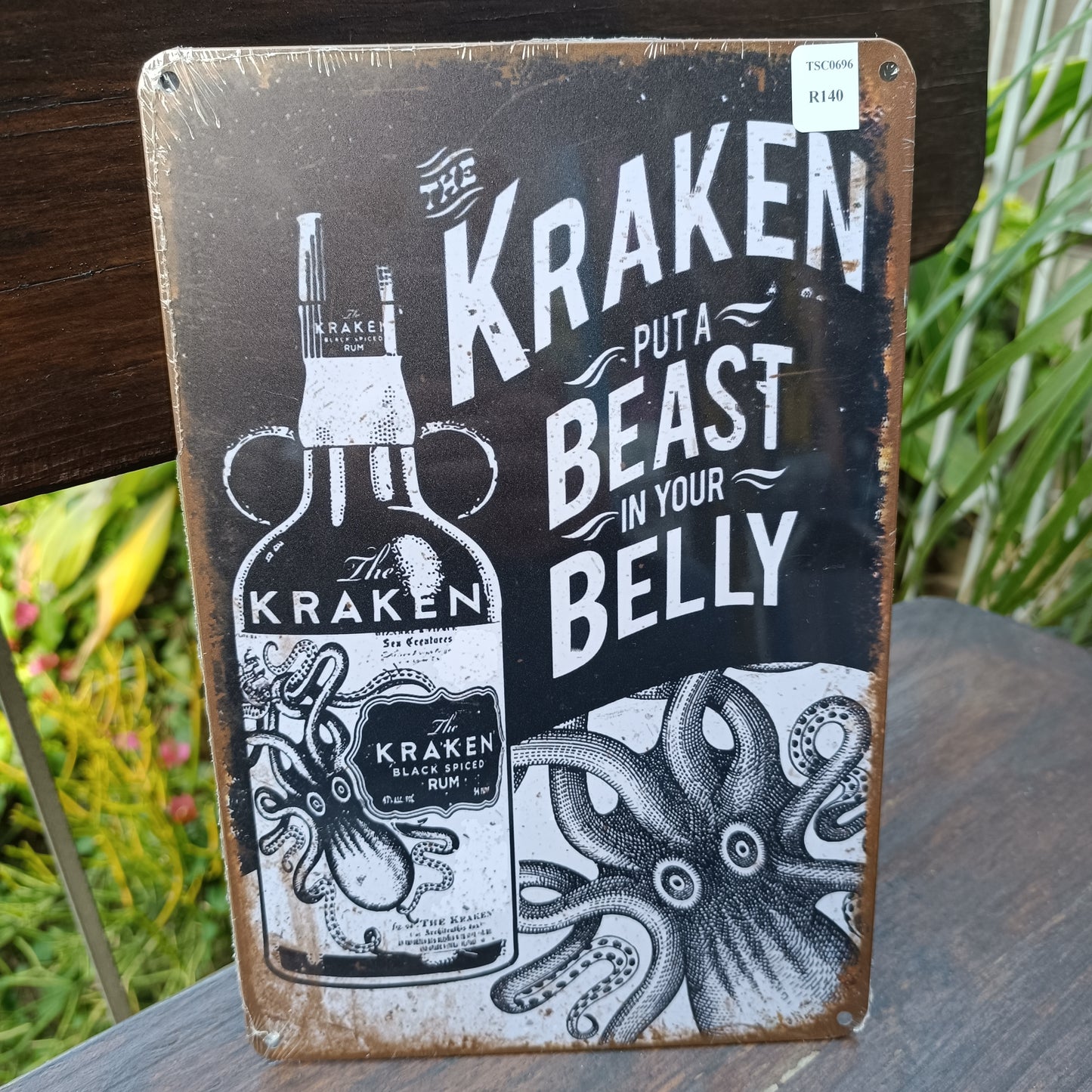 Metal Wall Art Decor Signs - Kraken Rum