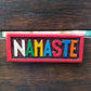 Namaste Hanging Sign Wooden Plague Wall Decor