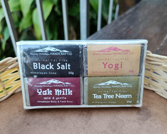 Nepalese Himalayan Handcrafted Soaps Pack of 4 (4x25g)