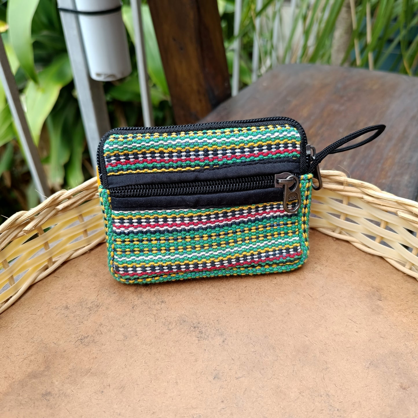 Small Gheri Cotton Wallet Coin Purse Various Colours