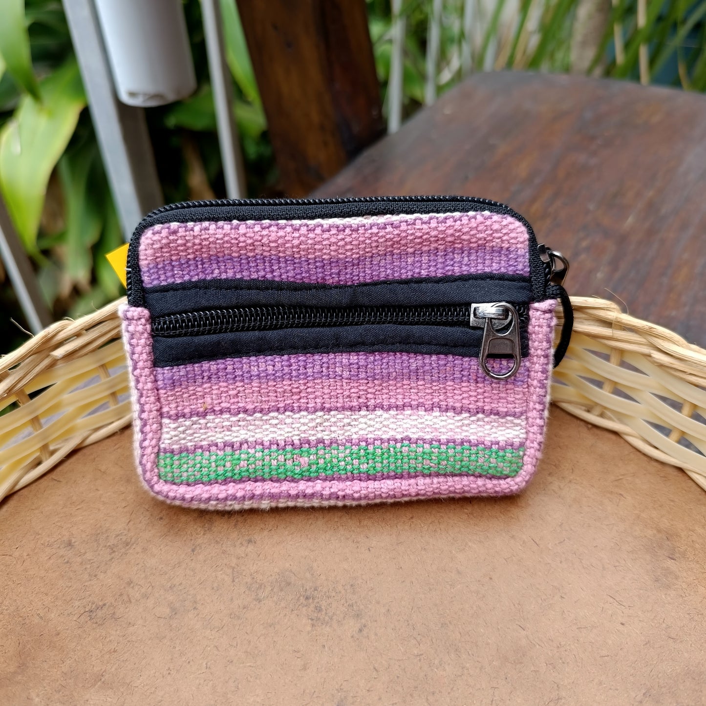 Small Gheri Cotton Wallet Coin Purse Various Colours