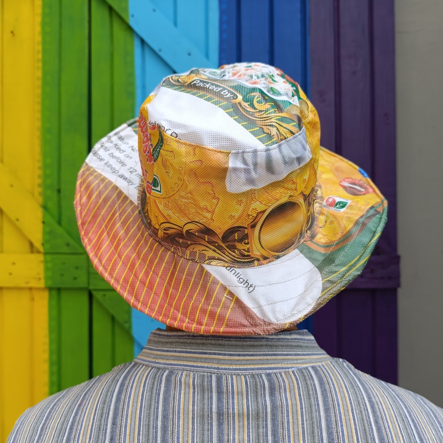 Hats Made From Rice Bags