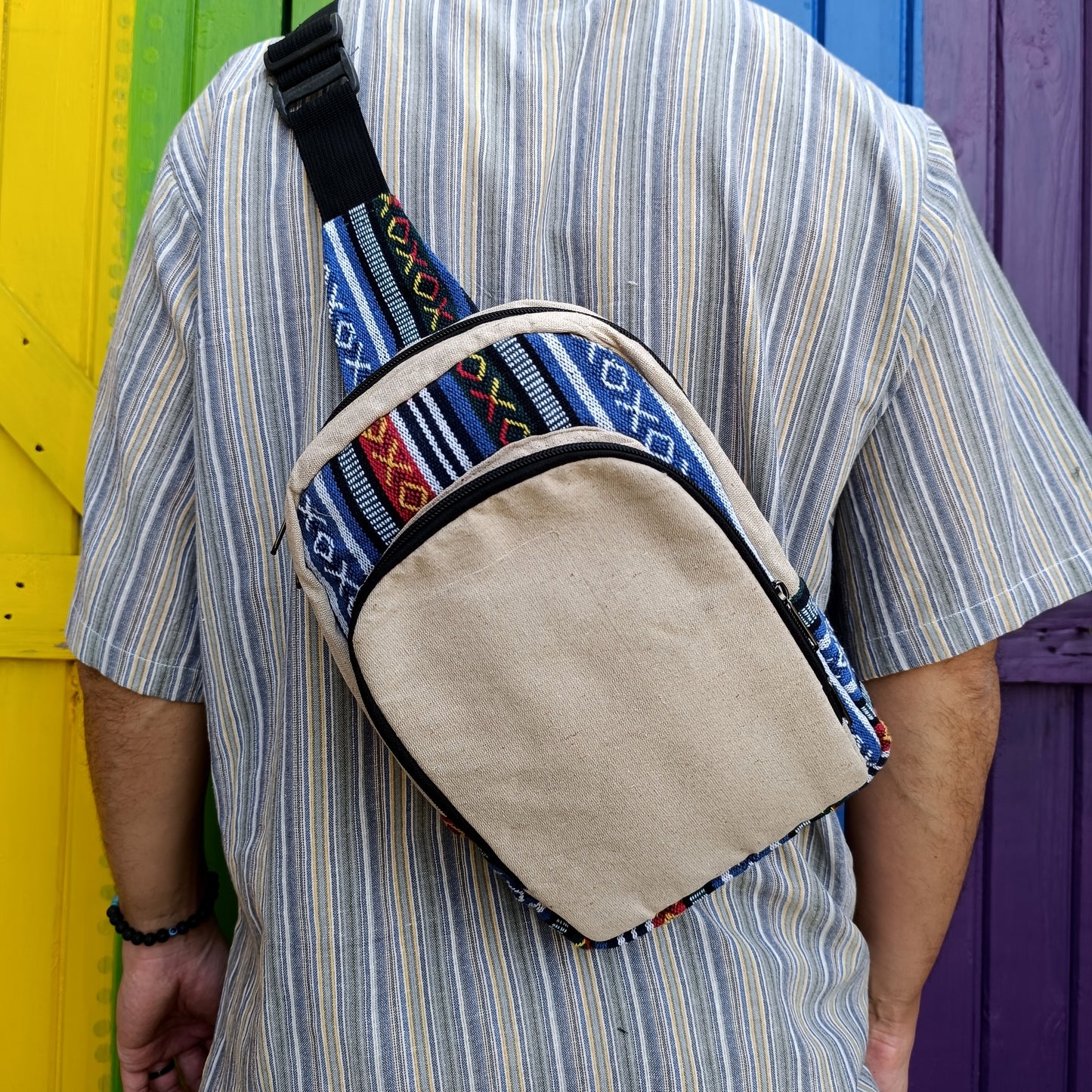 Cotton Crossbody Bag Backpack