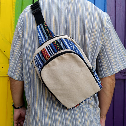 Cotton Crossbody Bag Backpack