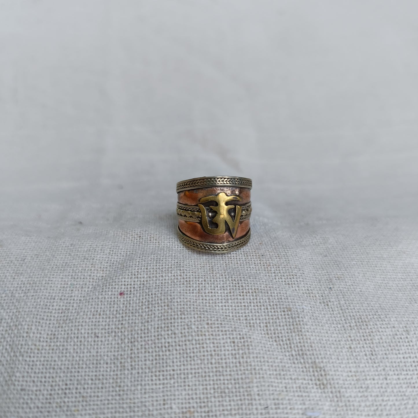 Copper Om Ring Adjustable