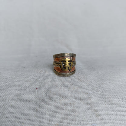 Copper Om Ring Adjustable