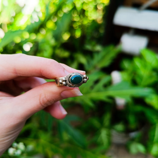 Plain Brass Gemstone Rings