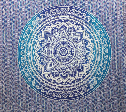 Colourful Boho Hippie Mandala Cotton Tapestries Wall Hanging