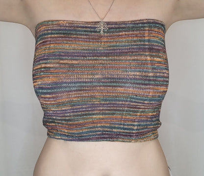 Ladies Cotton Funky Hippie Boobtube Crop Tops