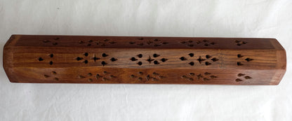 Wooden Incense Holder Secret Storage Box