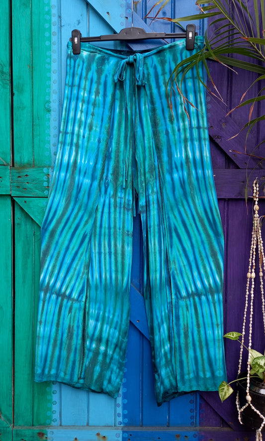 Tie Dye Wrap Pants