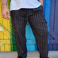 Dharke Striped Long Pants