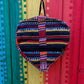 Funky Hippie Cotton Gheri Heart Foldup Backpack Crossbody